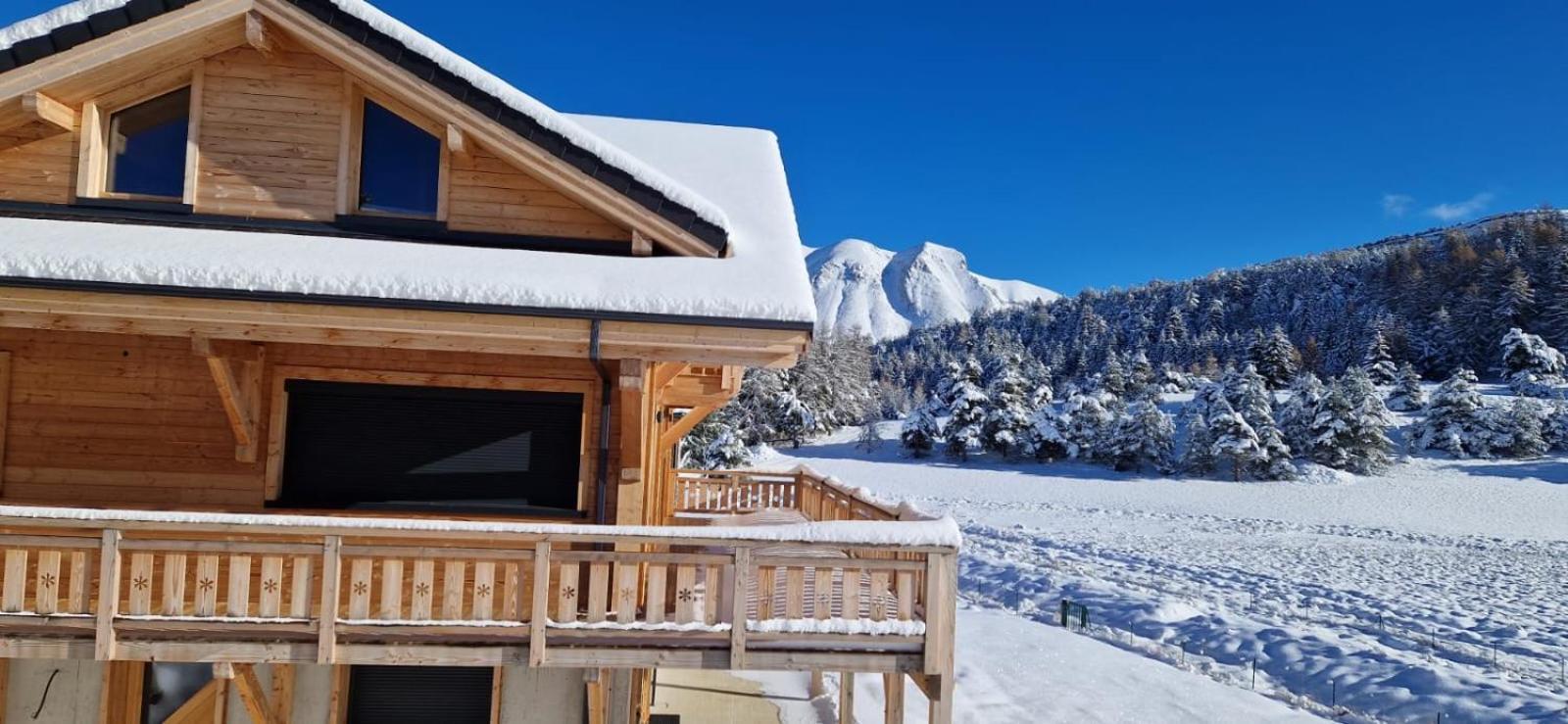 Appartement Lumineux Neuf Dans Bas De Chalet Le Douglas لا جو دو لوب المظهر الخارجي الصورة