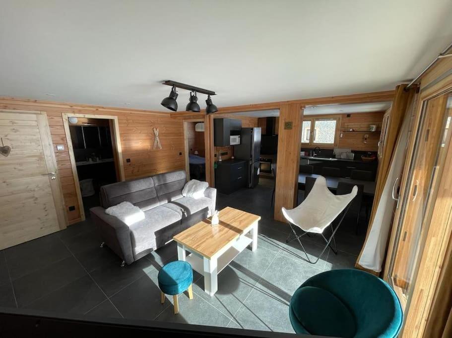 Appartement Lumineux Neuf Dans Bas De Chalet Le Douglas لا جو دو لوب المظهر الخارجي الصورة